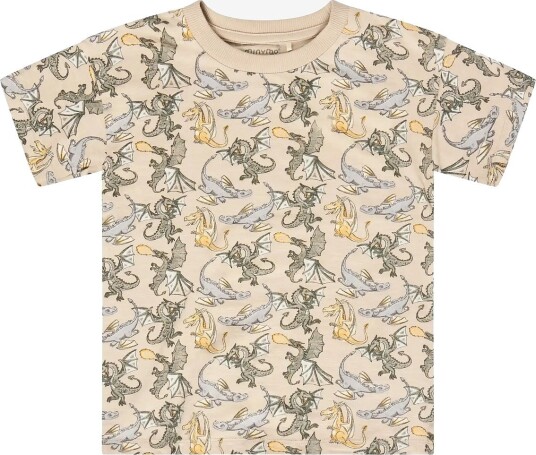 Minymo T-Shirt Ss Aop FEATHER GRAY 92