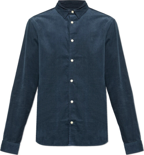 AllSaints Herre Skjorter Blå XL, AllSaints Herre Skjorter Blå XL,