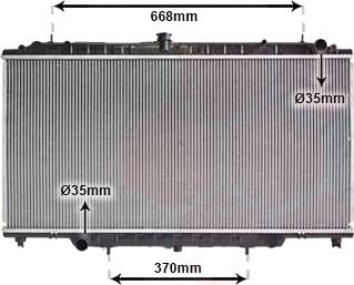 VAN WEZEL 13002246 Radiator motorkjøling