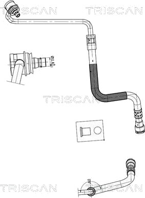 TRISCAN 8516 11040 Hydraulikkslange, styring