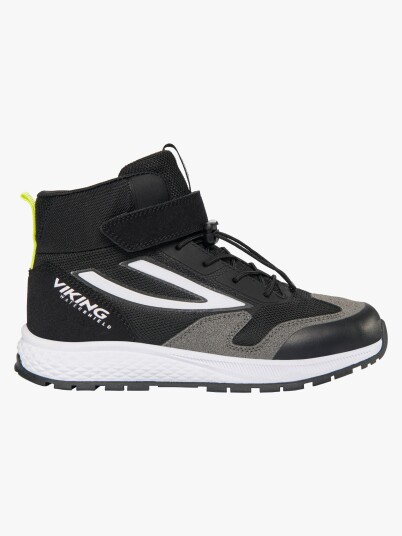 Viking Footwear Viking Juniors" Century Mid Waterproof 1V Speedlace Black/Lime 30 Viking Footwear Viking Juniors" Century Mid Waterproof 1V Speedlace Black/Lime 30