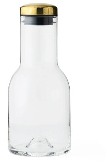 Audo Copenhagen Water Bottle karaffel glass-messing