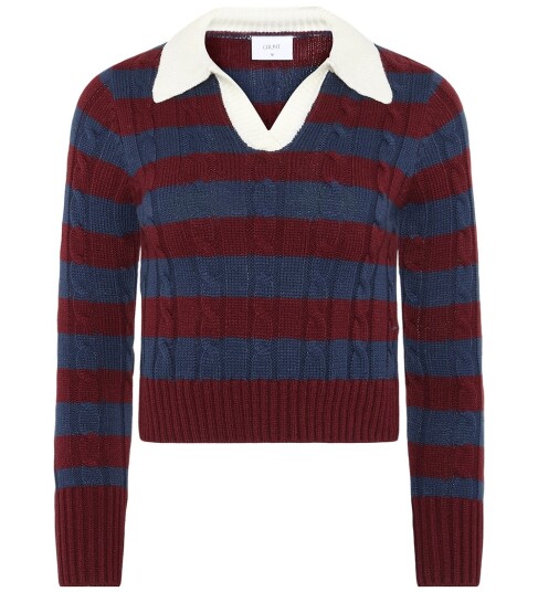 Grunt Grbertage Ls Stripe Knit   Navy   S/10Y