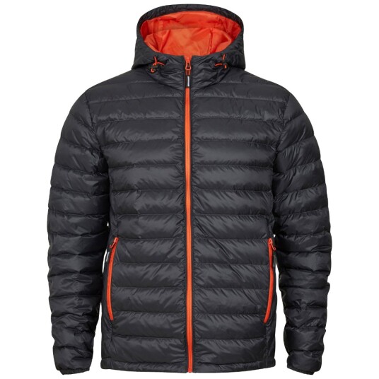 Tracker 7078 Superlight Down Lady hettejakke, kull/oransje, 1 stk., STK-7078101 Charcoal/Orange L