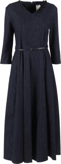 Max Mara Dame Kjoler Blå M,