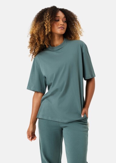 Björn Borg Studio Oversized T Shirt Balsam Green M T Shirts