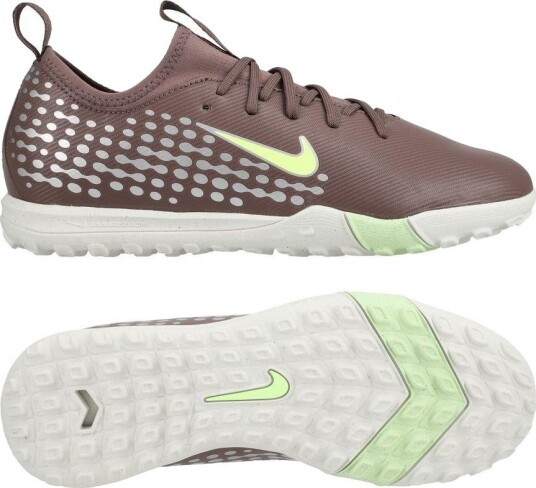 Nike Air Zoom Mercurial Vapor 16 Academy TF Mbappé Personal Edition Plum Eclipse/Metallisk sølv Barn Turf (TF) størrelse 36½
