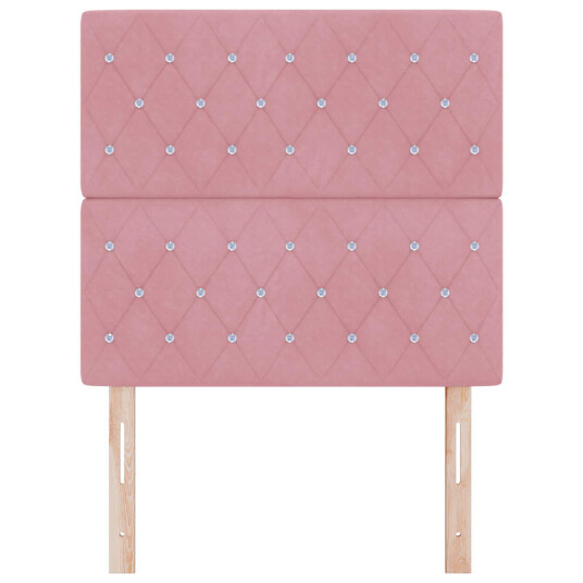 LED Hodegjerde Rosa 100 cm Fløyel