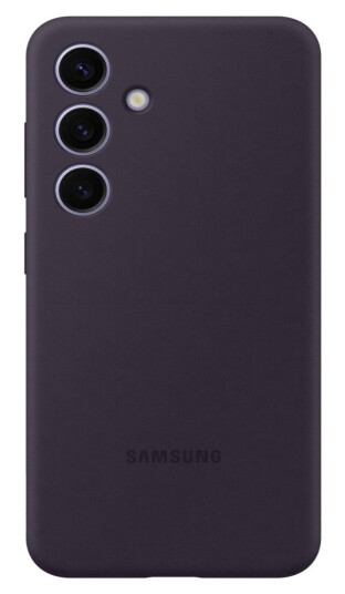 Samsung Galaxy S24 Silikondeksel Mørk Fiolett PU/Silikon Mobildeksel
