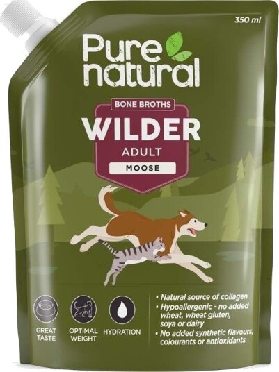 Purenatural Wilder Bone Broth Moose 350 ml