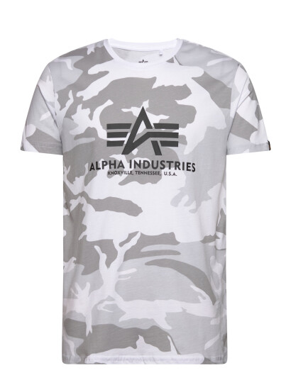 Alpha Industries Basic T Shirt Bl Camo White S