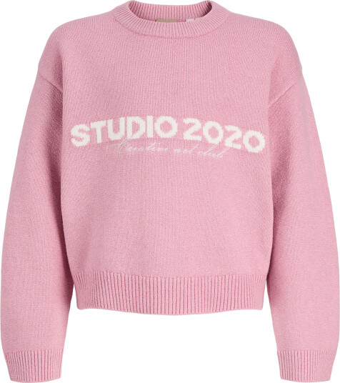 JJXX Kids Jxnorrebro Crew Neck Knit Grl Pink 164