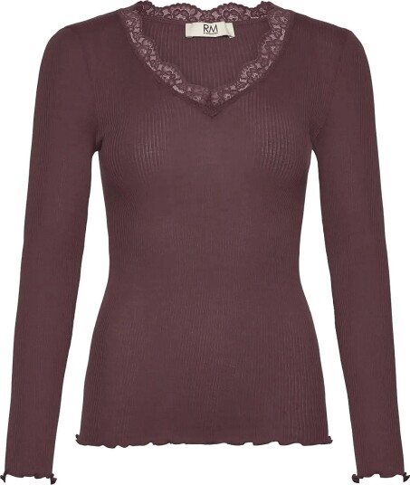 RM By Rosemunde | Rmwbalta Modal Ls V Neck T Shirt | M RM By Rosemunde | Rmwbalta Modal Ls V Neck T Shirt | M