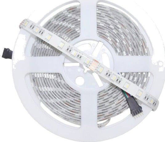5 meter 12W/m RGB+WW LED strip 24V DC IP65 60 LED pr. meter 5 meter 12W/m RGB+WW LED strip 24V DC IP65 60 LED pr. meter