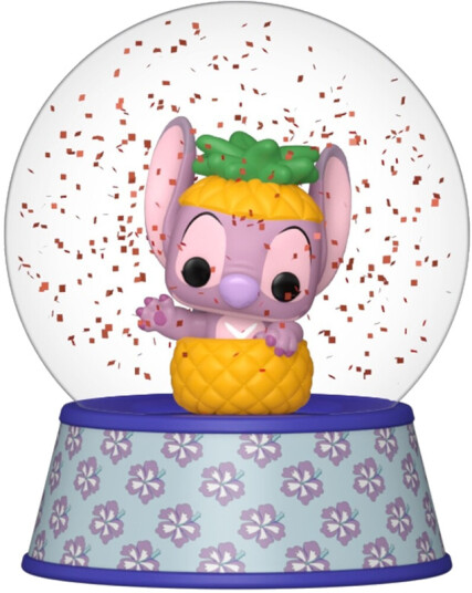 Funko POP! Mini Glitter Globe: Stitch Angel in Pineapple Disney