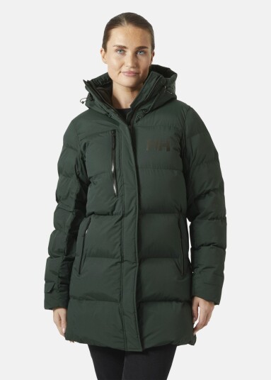 Helly Hansen W Adore Puffy Parka Dark Jungle M Vinterjakker