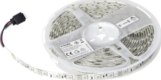 Orno Led Stripe Led Stripe 12V 5050 60L/M 14,4W/M Ip63 Rgb 5M