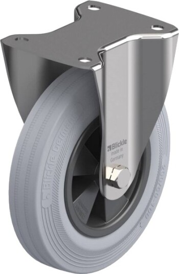Blickle 67918 Bx-Vpp 200G-Sg Fast Hjul – Hjuldiameter 200 Mm, Bæreevne (Maks.) 205 Kg, 1 Stk