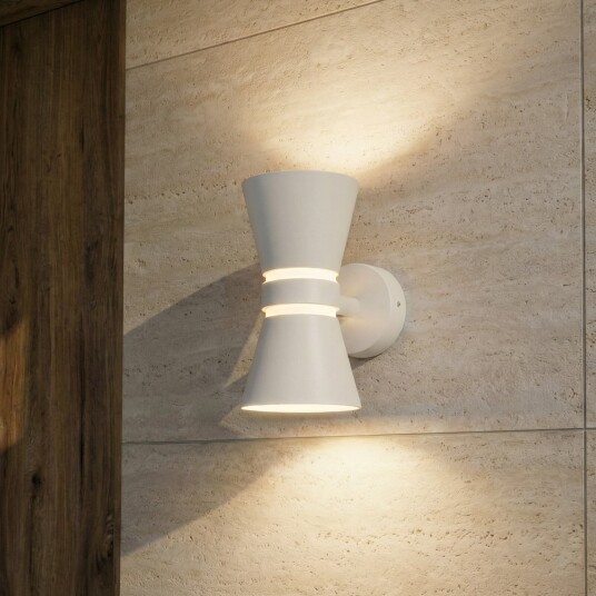 Utelampe Lucande Meravi Hvit Aluminium Moderne 12 21 Hvit