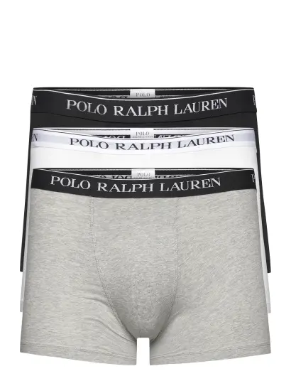 Polo Ralph Lauren Stretch Cotton Boxer Brief 3-Pack - Grey - XXL