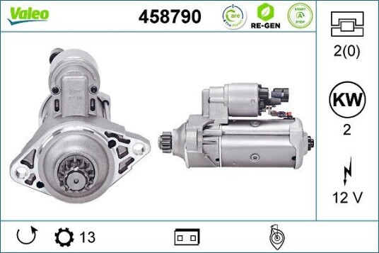Starter VALEO 458790