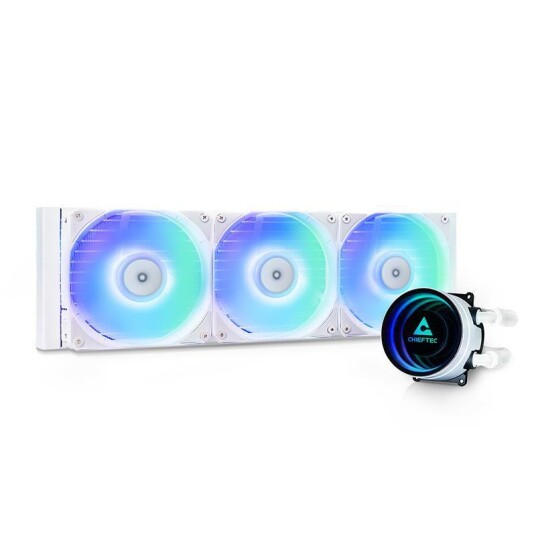 Chieftec Iceberg 360 RGB Vannkjøler for Prosessor 360mm Hvit Chieftec Iceberg 360 RGB Vannkjøler for Prosessor 360mm Hvit