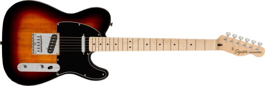 Squier Affinity Series Telecaster 3-Color Sunburst, Svart Pickguard, Mn