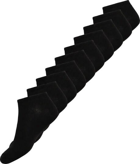 URBAN QUEST 10 Pack Women Bamboo Footies Black 36 40