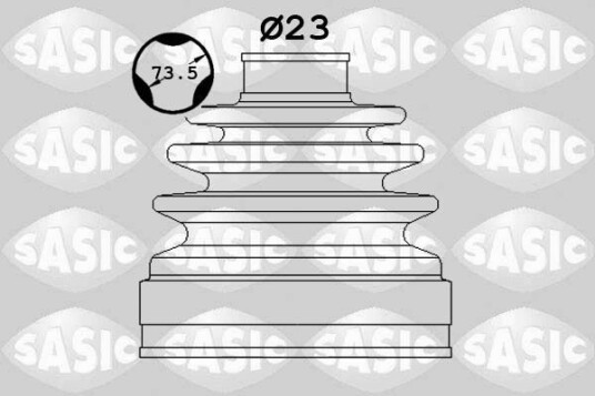 Sasic Mansjett drivaksel SASIC 1906129
