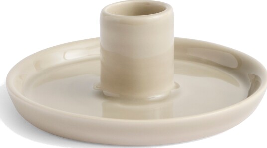 HAY Disc S Lysestake Varmgrå Minimalistisk Design Ø10x4,8 cm HAY Disc S Lysestake Varmgrå Minimalistisk Design Ø10x4,8 cm