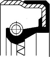 Akseltetningsring, fordelingsgirkasse CORTECO 01035170B