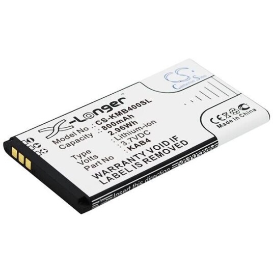 Kazam Life B4 batteri (1000 mAh 3.7 V) Kazam Life B4 batteri (1000 mAh 3.7 V)
