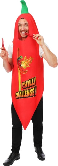 Ptit Clown Red Chili Pepper Kostyme One size 24432