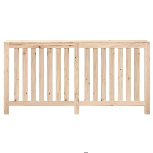 Radiatordeksel 169x19x84 cm heltre furu