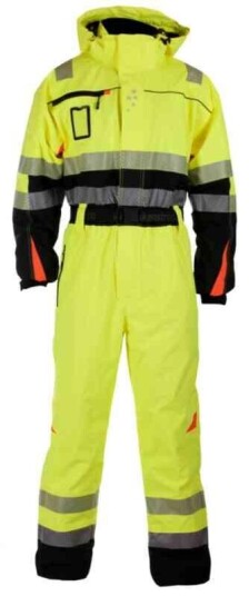 BS Gjøvik allværs Vinterkjeledress, kl.3 Unisex, Str. 2XL, Gul/Sort, HiVis BS Gjøvik allværs Vinterkjeledress, kl.3 Unisex, Str. 2XL, Gul/Sort, HiVis