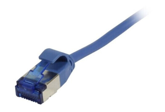 Patchkabel Rj45 Cat6a 500Mhz 015M Blau Uftp Slimline Rund D38mm Tpesuperflex Awg32 Synergy 21