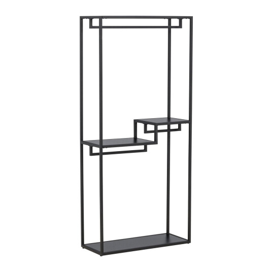 Venture Design Staal kleshenger Svart 85 x 35 cm Svart Venture Design Staal kleshenger Svart 85 x 35 cm Svart