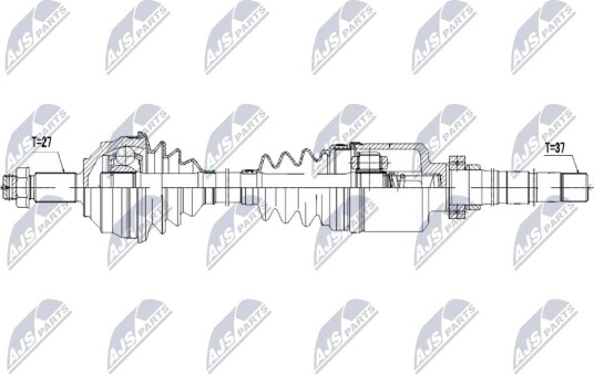 NTY NPW CT 181 Drivaksel