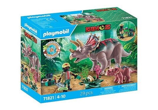 PLAYMOBIL Triceratops Family Green ONE SIZE