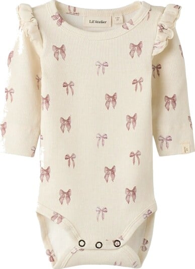 Lil"Atelier Nbfgavo Eko Ls Slim Body Lil Noos   Cream   92