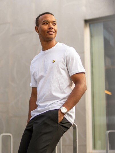Lyle & Scott Plain T-Shirt Hvit XS Lyle & Scott Plain T-Shirt Hvit XS