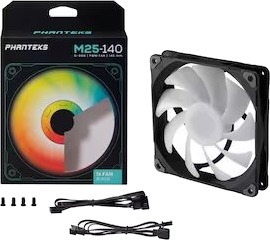Phanteks M25 140mm DRGB Vifte (sort) Phanteks M25 140mm DRGB Vifte (sort)