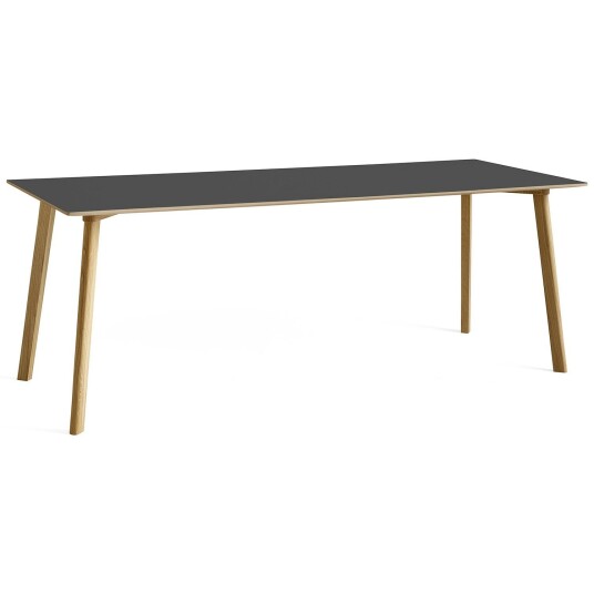 Hay CPH Deux 210 2.0 Bord 75x200 cm Stone Grey / Vannbasert Lakkert Eik