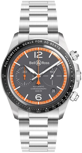Bell & Ross Herreklokke BRV294 ORA ST/SST Vintage Grå/Stål Ø41 Bell & Ross Herreklokke BRV294 ORA ST/SST Vintage Grå/Stål Ø41