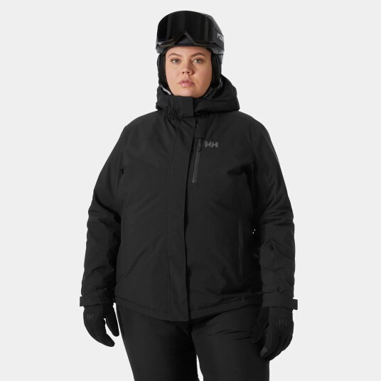 Helly Hansen Snowplay Plus Jakke Dame Svart 3x Blå3X