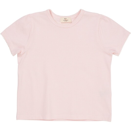 COPENHAGEN COLORS Ballerina/kremfarget stripete T-shirt 128