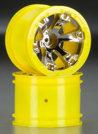 Traxxas 7275 Geode 2.2" Wheel Yellow Chrome 1/16 Summit 2