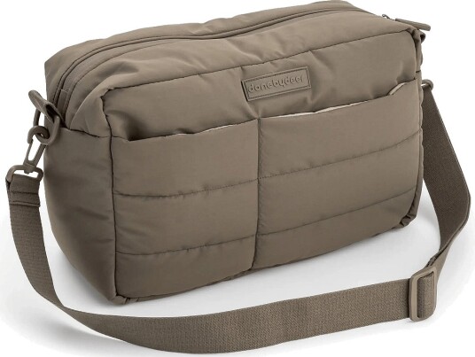Done by Deer Quilted Stroller Bag Taupe - TAUPE - 35X 15X H 23 cm