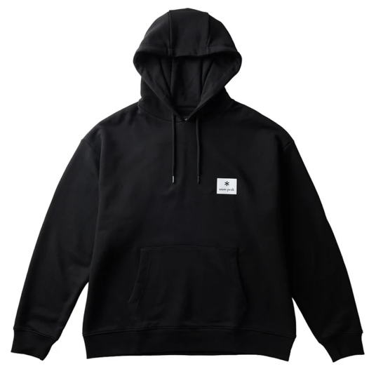 Snow Peak Nsd Square Logo Hoodie Black Black XL