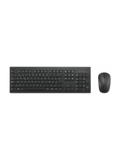 Kensington KM150 EQ trdlst sett med tastatur og mus engelsk Tastatur & Mussett Svart